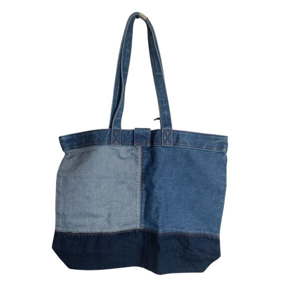 #DG2 by Diane Gilman‎ Anniversary Denim Tote Bag - Patchwork - Picture 2 of 6